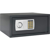 vidaXL Digital Safe with Lock Dark grey 42 x 37 x 20 cm Steel