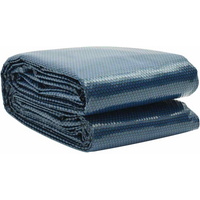 vidaXL Floating PE Solar Pool Film 400x200 cm Black and Blue