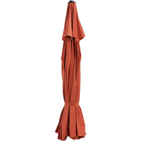 vidaXL Replacement Fabric for Outdoor Parasol Terracotta 500 cm