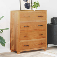 vidaXL Cabinet with Drawer with Storage Brown Engineered wood