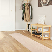 vidaXL Rug Print Cream 300 x 50 cm Polyester and PVC