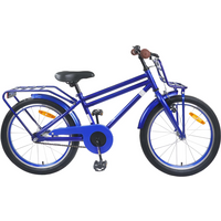 vidaXL Kids Bike 18'' for 5-7 Years Old Dark Blue