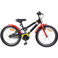 vidaXL Kids Bike 22'' for 7-12 Years Old Black Red