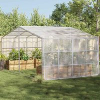 vidaXL Tarpaulin with Eyelets Transparent 4 x 4 m Polyethylene