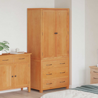 vidaXL Storage Furniture Set with Drawer Brown Engineered wood