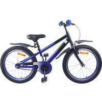 vidaXL Kids Bike 20'' for 6-11 Years Old Blue Black