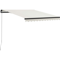 vidaXL Manual Retractable Awning 300x250 cm Cream