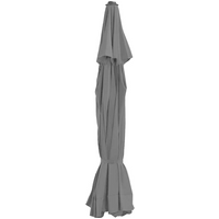 vidaXL Replacement Fabric for Outdoor Parasol Black 515 cm