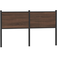 vidaXL Replace Headboard Brown Oak 150 cm Engineered Wood and Steel