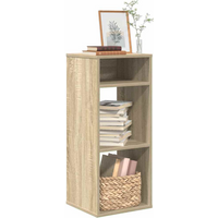 vidaXL Book Cabinet Sonoma Oak 34x31x80 cm Engineered Wood
