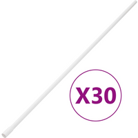 vidaXL Cable Trunkings Ø16 mm 30 m PVC