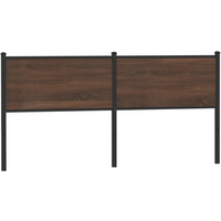 vidaXL Replace Headboard Brown Oak 160 cm Engineered Wood and Steel
