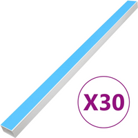 vidaXL Cable Trunking Self-Adhesive 50x25 mm 30 m PVC