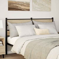 vidaXL Replace Headboard Sonoma Oak 140 cm Iron and Engineered Wood
