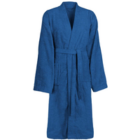 vidaXL Bathrobe KINN Blue S Cotton