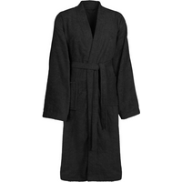 vidaXL Bathrobe KINN Black L Cotton