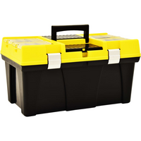 vidaXL Tool Box Plastic 595x337x316 mm Yellow