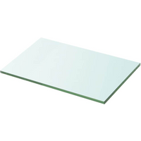 vidaXL Shelf Panel Glass Clear 30x20 cm