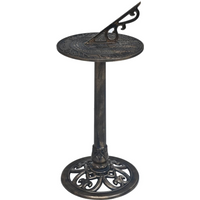 vidaXL Sundial Bronze 35.5x82 cm Plastic