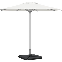 vidaXL Umbrella Weight Plates 4 pcs Black Granite Triangular 14 kg