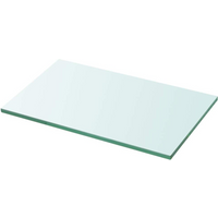 vidaXL Shelf Panel Glass Clear 30x15 cm