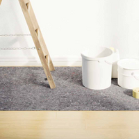 vidaXL Non-slip Painter Fleece 5 m 220 g/m² Grey