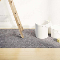 vidaXL Non-slip Painter Fleece 5 m 180 g/m² Grey