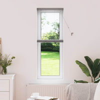 vidaXL Venetian Blinds Height Adjustable Silver 130 x 50 cm Aluminium