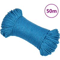 vidaXL Work Rope Blue 8 mm 50 m Polypropylene