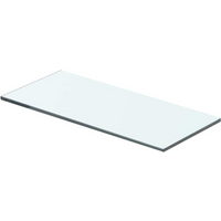 vidaXL Shelf Panel Glass Clear 40x12 cm