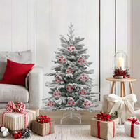 vidaXL Christmas Bauble Set 25 pcs Transparent Ø 10 cm Plastic