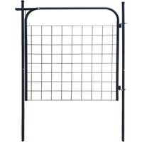 vidaXL Garden Fence Gate 100x100 cm Anthracite