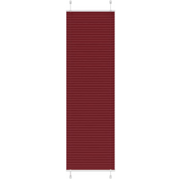 vidaXL Pleated Blind Bordeaux Red 55x200 cm Fabric Width 54.4 cm Polyester