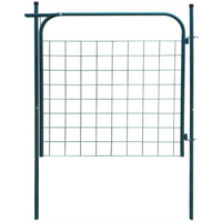 vidaXL Garden Fence Gate 100x100 cm Green