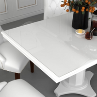 vidaXL Table Protector Transparent 140x90 cm 1.6 mm PVC
