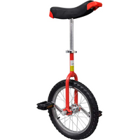 Red Adjustable Unicycle 16 Inch