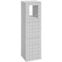 vidaXL Gabion Basket Post 50x50x180 cm Iron