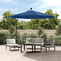 vidaXL Replacement Fabric for Cantilever Umbrella Azure Blue 300 cm