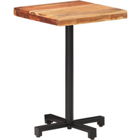vidaXL Bistro Table Square 50x50x75 cm Solid Acacia Wood