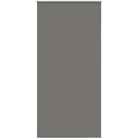 vidaXL Roller Blind Blackout Grey 90x210 cm Fabric Width 85.7 cm Polyester