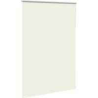 vidaXL Roller Blind Blackout Off White 150x210 cm Fabric Width 146.6 cm Polyester