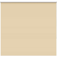 vidaXL Roller Blind Blackout Beige 150x175 cm Fabric Width 146.6 cm Polyester
