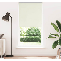 vidaXL Roller Blind Blackout Off White 95x230 cm Fabric Width 90.7 cm Polyester