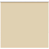 vidaXL Roller Blind Blackout Beige 150x150 cm Fabric Width 146.6 cm Polyester