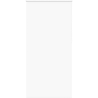 vidaXL Roller Blind Blackout White 100x210 cm Fabric Width 95.7 cm Polyester