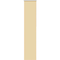 vidaXL Roller Blind Blackout Beige 40x210 cm Fabric Width 35.7 cm Polyester