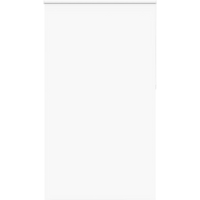 vidaXL Roller Blind Blackout White 125x210 cm Fabric Width 121.6 cm Polyester