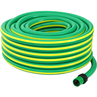 vidaXL Garden Hose 5-Ply Green and Yellow 1 / 2'' 20 m PVC
