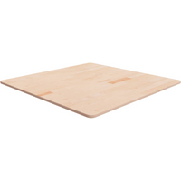vidaXL Square Table Top 90x90x1.5 cm Untreated Solid Wood Oak
