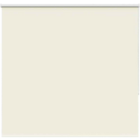vidaXL Roller Blind Blackout Off White 155x150 cm Fabric Width 151.6 cm Polyester